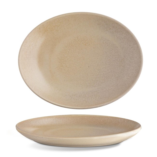 Порцеланово плато, овално, 32,4x25,4см, h3,3см, GOBI CRAFT - Suisse Langenthal