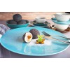 Порцеланова чиния плитка ф21см h2,1см LIFESTYLE ARCTICBLUE - Lilien
