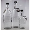 Стъклена бутилка с черен клипс 750мл OLD FASHIONED-(212732-BL-LF) - Horecano