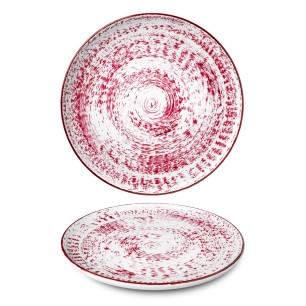 Порцеланова плитка чиния 29см h2,4см Optimo Eddy Red - G.Benedikt