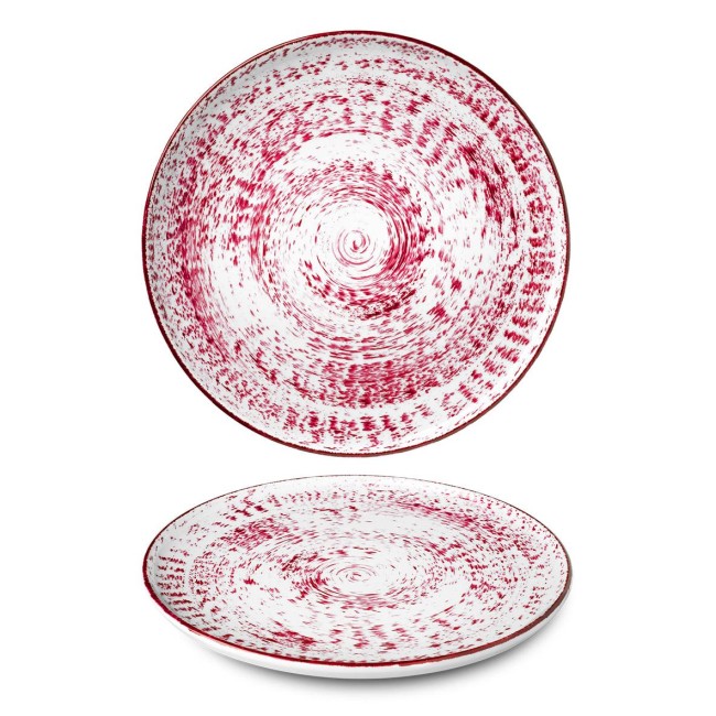 Порцеланова плитка чиния 29см h2,4см Optimo Eddy Red - G.Benedikt