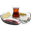 Стъклено плато с 5 разделения, ф25см, h4,2см - Pasabahce