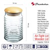 Стъклен буркан с дървен капак 1,120л BABYLON - Pasabahce