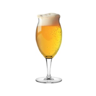 Стъклена чаша за бира на столче, 440мл, h20,1см, ф8,2/6,7см, CRAFT BEER - Pasabahce