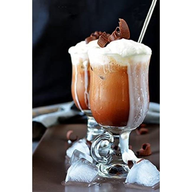 Стъклена чаша за ирландско кафе / топли напитки  на столче 270мл IRISH COFFEE - Pasabahce