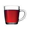 Стъклена чаша за топли напитки, MUG, Нескафе, широка, 340мл, h9,9см. ф8,6/6,6см, BASIC - Pasabahce
