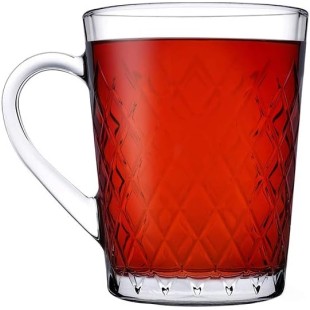 Стъклена чаша за топли напитки, MUG, 265мл, h10см. ф7,9/6,1см, RUBY - Pasabahce