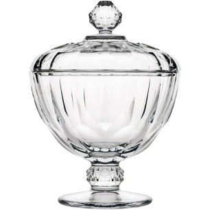 Стъклена захарница, ф11,1см, h15,3см, DIAMOND - Pasabahce