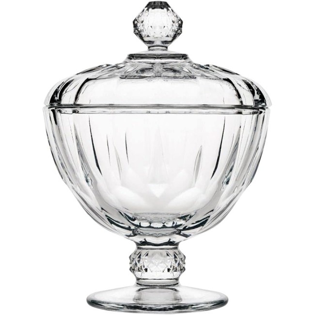 Стъклена захарница, ф11,1см, h15,3см, DIAMOND - Pasabahce