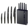 Комплект кухненски ножове 5 бр. на стойка Edge Black - Richardson Sheffield