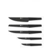 Комплект кухненски ножове 5 бр. на стойка Edge Black - Richardson Sheffield