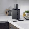 Комплект кухненски ножове 5 бр. на стойка Edge Black - Richardson Sheffield