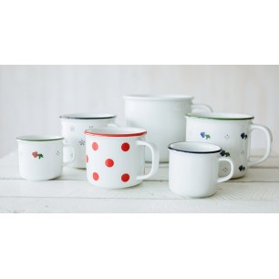 Порцеланова чаша / канче 9,9см h8,7см 350мл с декор Altaussee Rot RETRO MUGS - G.Benedikt