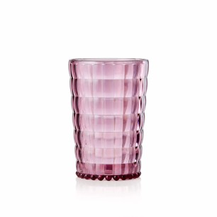 Чаша за напитки, ниска, SAN, ф8,5см, h12,5см, 400мл, plum(слива), стакабъл, RIO - WAS