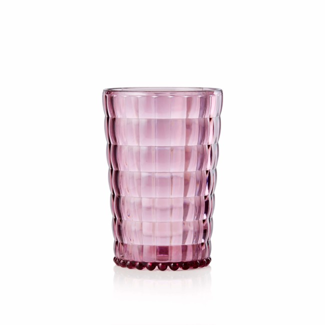 Чаша за напитки, ниска, SAN, ф8,5см, h12,5см, 400мл, plum(слива), стакабъл, RIO - WAS