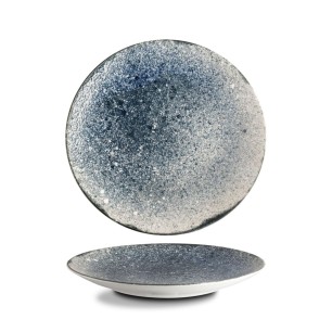 Порцеланова плитка чиния, ф27см, Rustic Navy blue - G.Benedikt