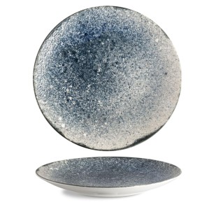 Порцеланова плитка чиния, ф30см, Rustic Navy blue - G.Benedikt