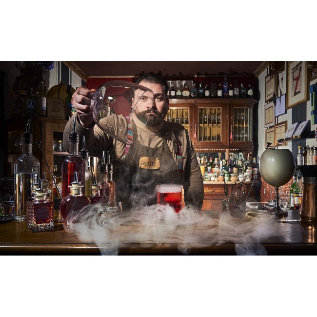 Стъклена бутилка с пурер №1 100мл h13.5cm MIXOLOGY-(12272/01) (H 10634)- Luigi Bormioli