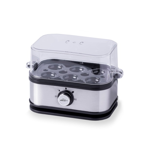 Електрически уред за варене на 6 яйца, 210W, 220-240V, 50/60Hz, 23,5x13x14см, 1,12кг - Lacor