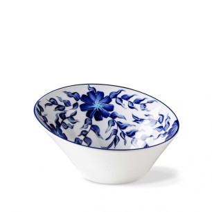 Порцеланова купа  скосена ф17см h9.4см PUL1617/X8851 FLOWERS - Lilien