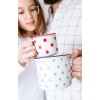 Порцеланова чаша / канче 8,9см h7,8см 250мл с червени точки RETRO MUGS - G.Benedikt