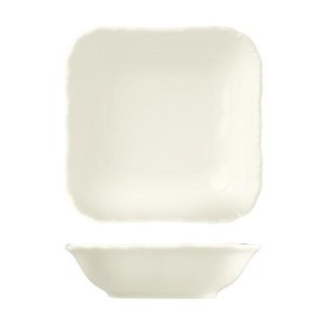 Порцеланова квадратна купa 24x24см h6,3см VERONA IVORY - G.Benedikt