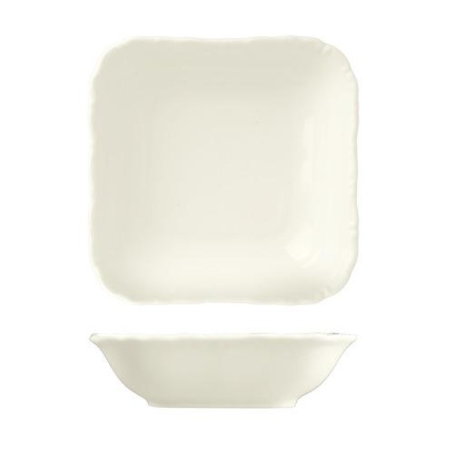 Порцеланова квадратна купa 24x24см h6,3см VERONA IVORY - G.Benedikt