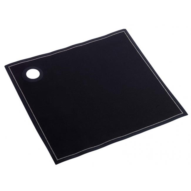 Памучен хангал за бутилка черен  40x40cм - ROLL DRAP