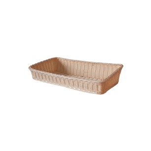 Панер водоустойчив PVC правоъгълен 58x33x12 см НАТУРАЛ (674053N-OT) - Horecano