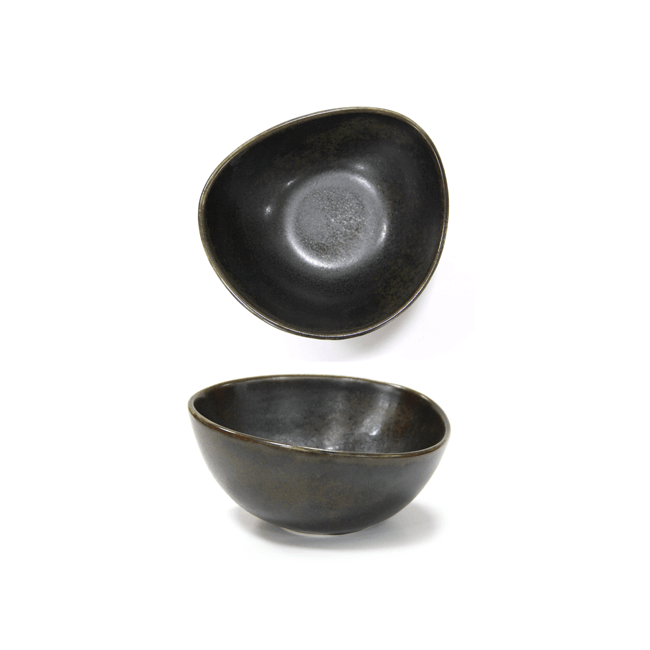 Порцеланова купа  ф12см 500мл ANTIQUE-BLACK (TR0004-5B) - Horecano