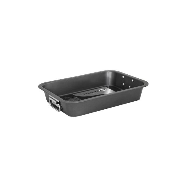 Алуминиева тава  дълбока с дръжки и незалепващо покритие  41.5х31х7см  NonStick-(0193628-1) - Horecano