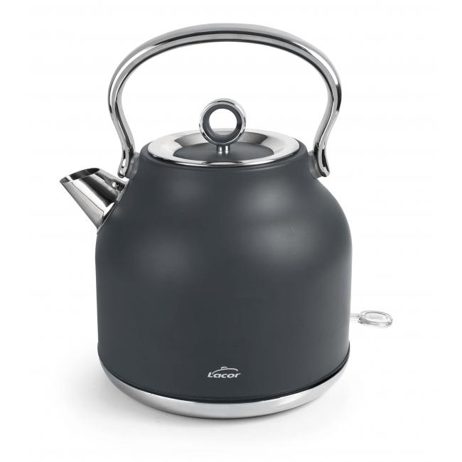 Електрически ретро чайник 220-240V, 50/60Hz, 2200W, 1,70л, 26x19,5x26,5см, 1,20кг - Lacor