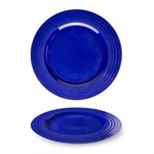 Порцеланова чиния плитка ф28см h2см AQU2128/X8866 INDIGO - Lilien