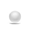 Порцеланова чиния плитка без борд  ф16см h1,5см POINTS WHITE - Suisse Langenthal