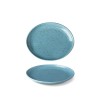 Порцеланово плато овал 20x16,2xh2,2см LIFESTYLE ARCTICBLUE - Lilien