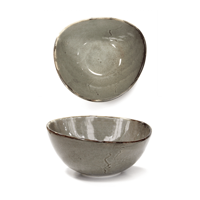 Порцеланова купа ф22см ANTIQUE-GREY (TR0004-8.5G) - Horecano