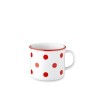 Порцеланова чаша / канче 8,9см h7,8см 250мл с червени точки RETRO MUGS - G.Benedikt