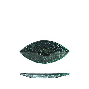Стъклена чиния листо зелено  18см   NAMI GLASS TABLEWARE - Suisse Langenthal