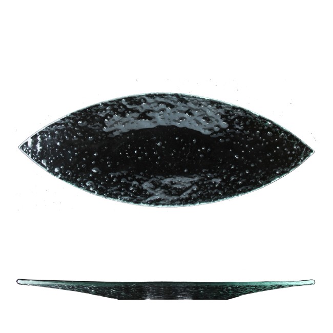 Стъклена чиния листо прозрачно  40см   NAMI GLASS TABLEWARE - Suisse Langenthal