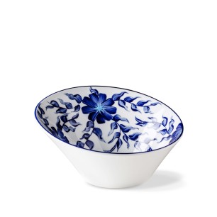 Порцеланова купа скосена ф21см PUL1621/X8851 FLOWERS - Lilien