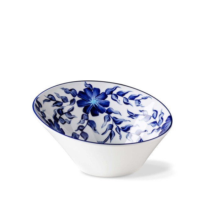 Порцеланова купа скосена ф21см PUL1621/X8851 FLOWERS - Lilien
