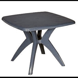 Пластмасова маса 95x95см сива FO-(F-1295) - Horecano