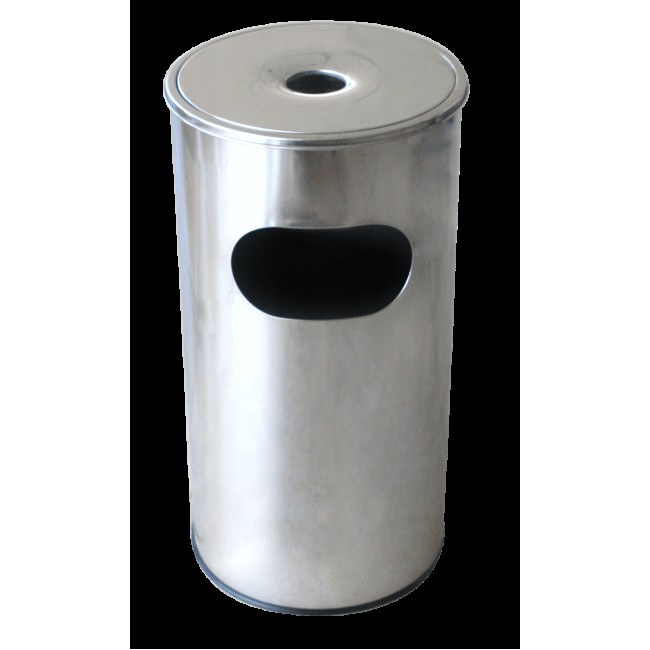 Иноксов пепелник без решетка 29,5x29,5x60,5cм. 30л. G-(11252-001) - Horecano