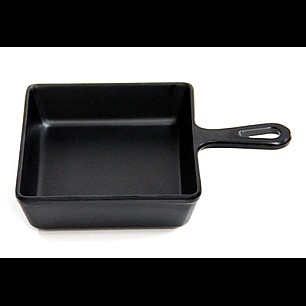 Меламинов тиган за презентация, квадратен 12,5x12,5x3 см - (E520105BK00) - Ilsa