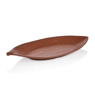 Меламиново плато капучино Leaf 15,5x36,5x4,6см TERRA (31036)KN - Kulsan