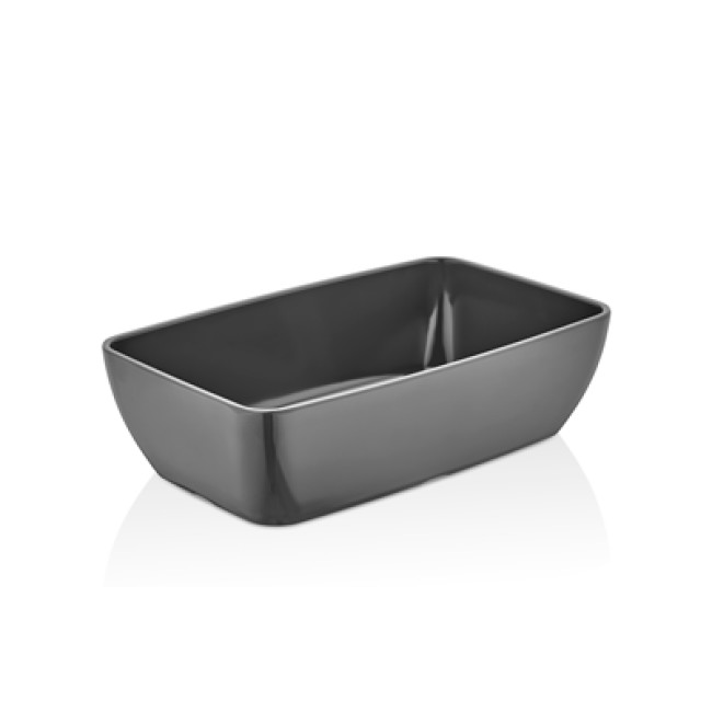 Меламинова купа сива   GN 1/4 - h7,5см 26,5х16,2см  