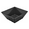 Меламинова купа  квадратна черна  13,8x13,8x5,8см  LUXOR (23014)KN - Kulsan