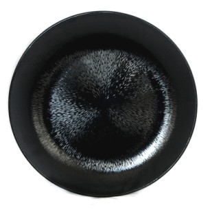 Меламиново плато кръгло черно  45x45x1см  MINA(10945)KN - Kulsan