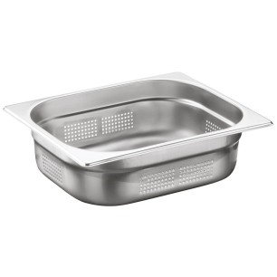 Иноксов гастронорм  1/2 GNP  h200мм 265х325мм  перфориран (0311.12020.21) - Ozti
