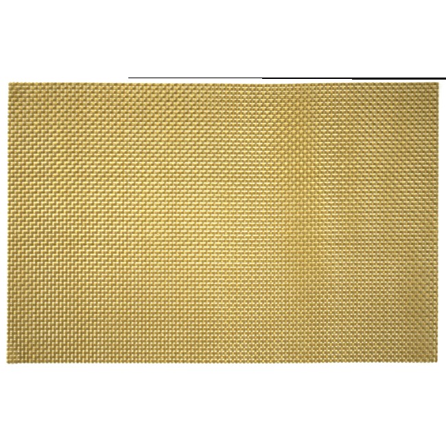 Подложка за хранене, PVC 45x30см жълта ST440173 CN-(181154-4) - Horecano